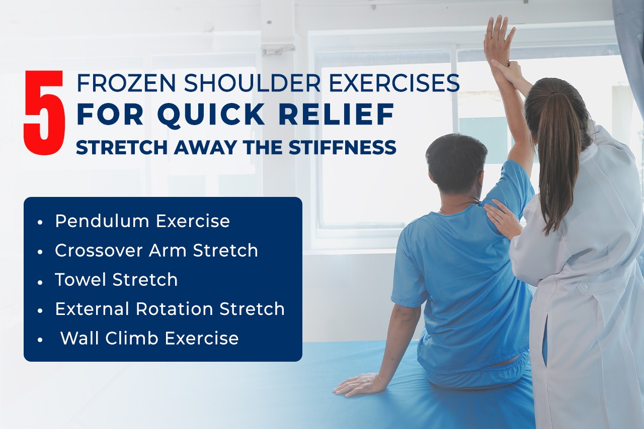 5 Easy Exercises to Relieve Frozen Shoulder Stiffness